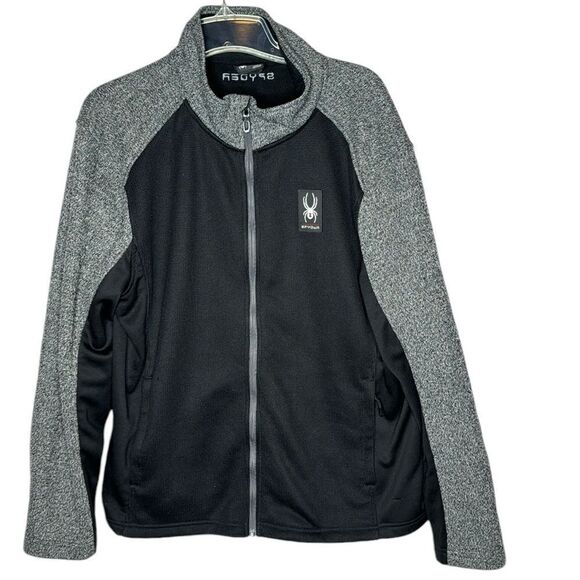 Spyder Core Full Zip Athletic Fit Jacket. Size Large. - Picture 1 of 9